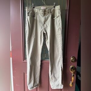 Lucky Brand Tan 410 Straight Jeans Cotton Blend